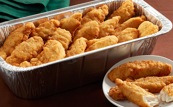 Chicken Fingers (Serves 4 – 6)
Perfect for Kids!
