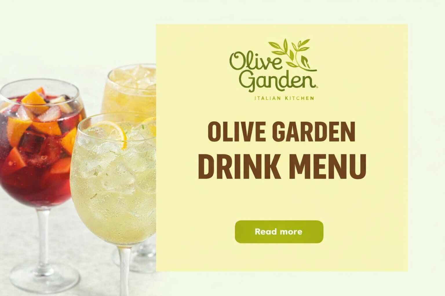 Olive Garden Drinks