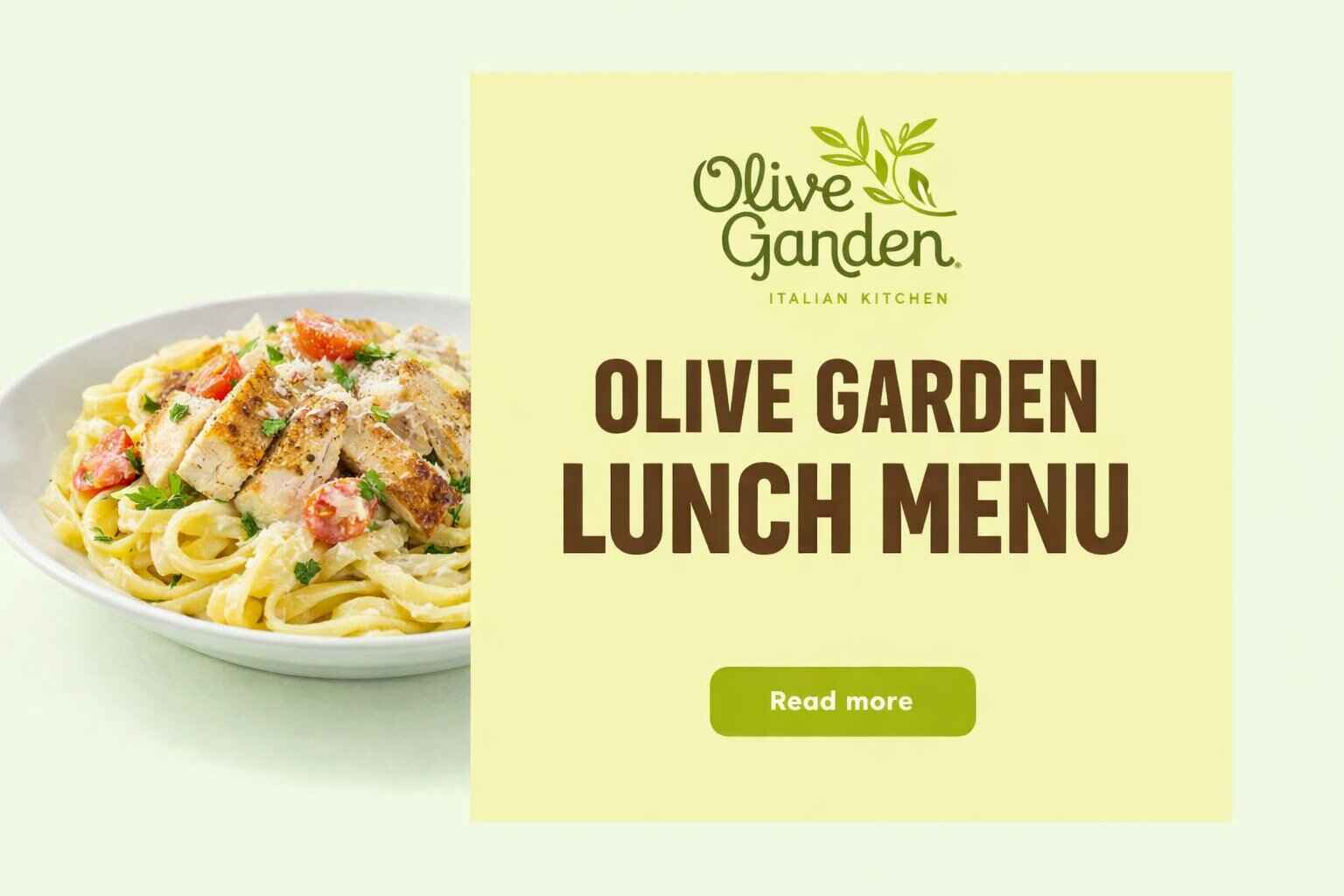 Olive Garden Lunch