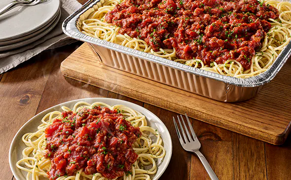 Spaghetti with Meat Sauce** (Serves 4 - 6)